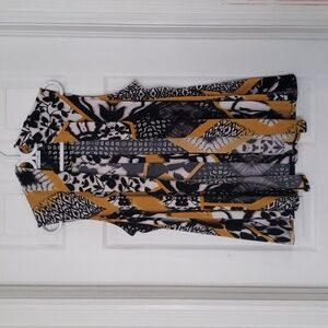 Susan Graver  waterfall sleeveless cardigan